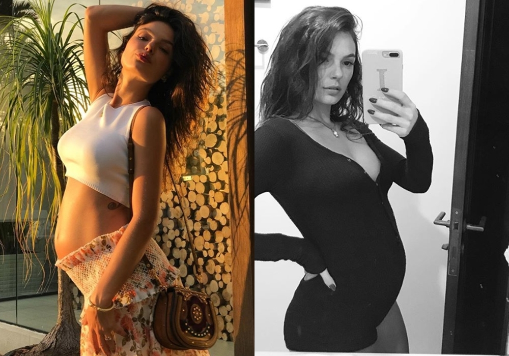 Isis Valverde exibe barriga