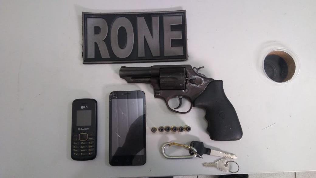 Produtos apreendidos pela Polícia Militar