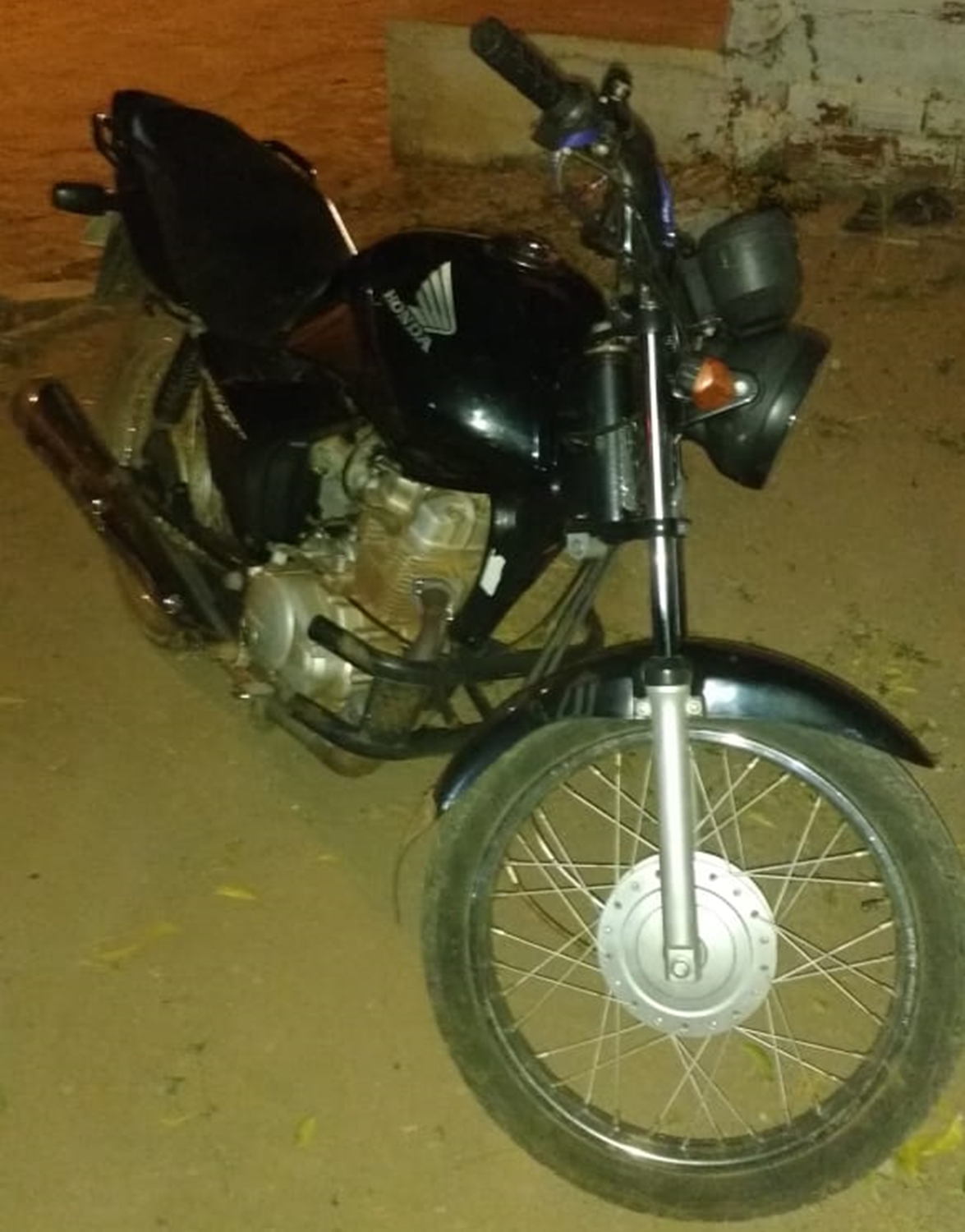 Motocicleta roubada 