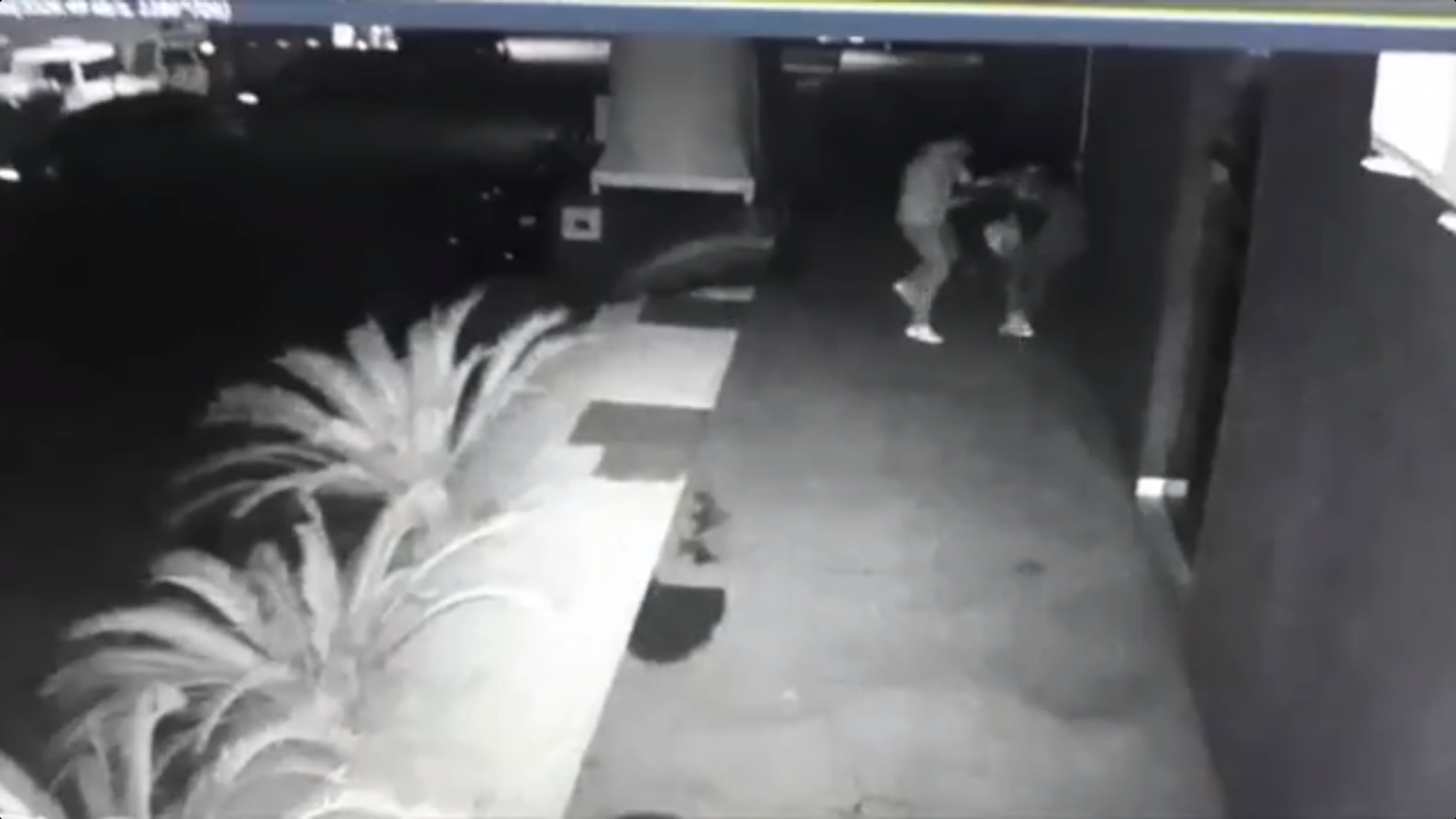 Imagens da câmera de segurança