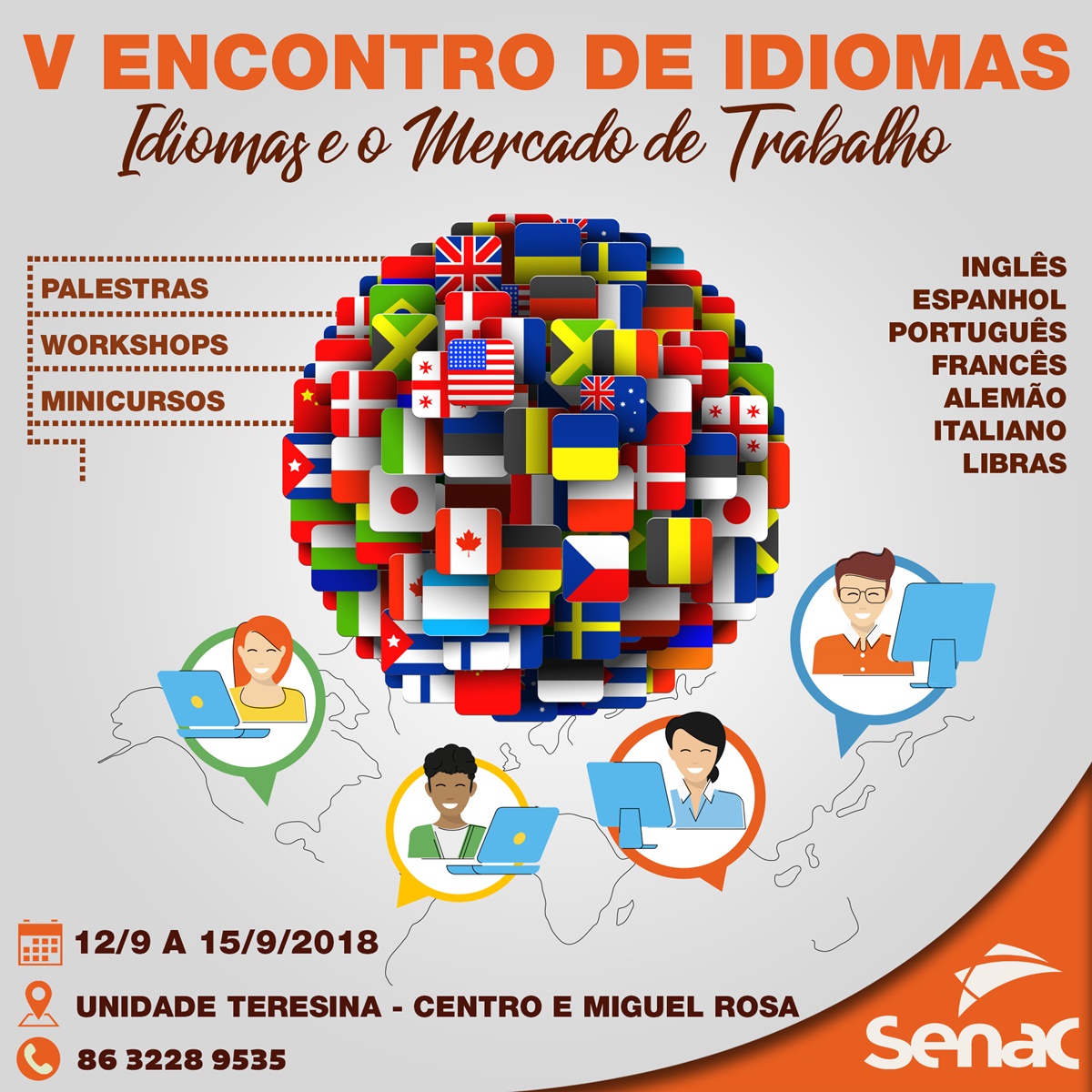 Encontro de Idiomas do Senac Piauí