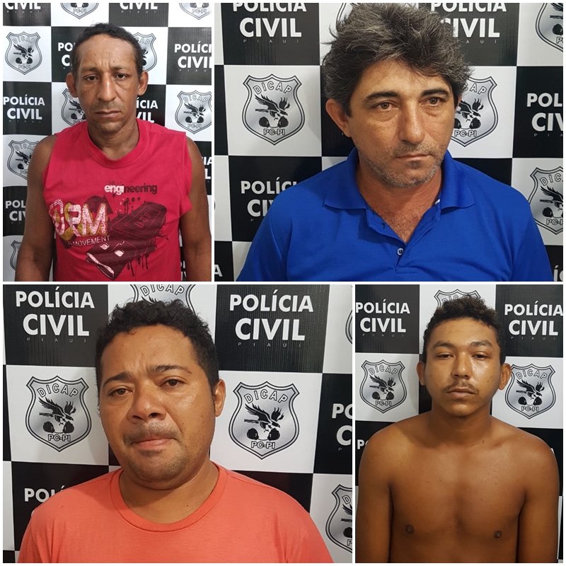 Presos durante a Operação Piauí Seguro