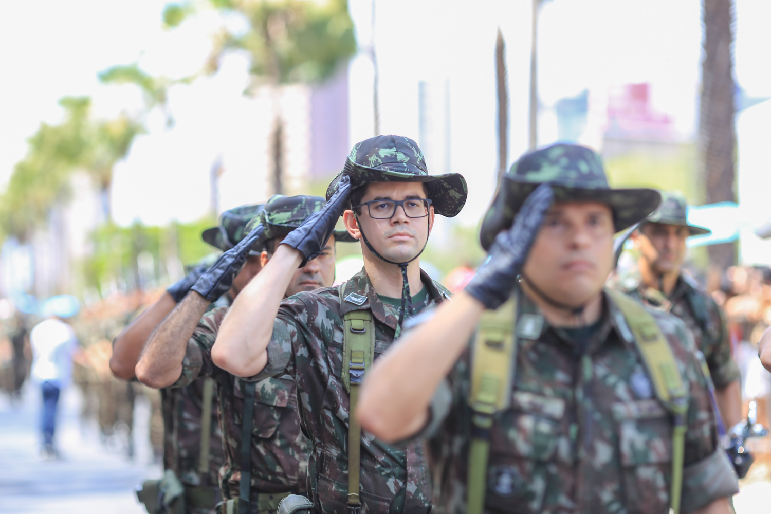 Exército no desfile de 7 de setembro