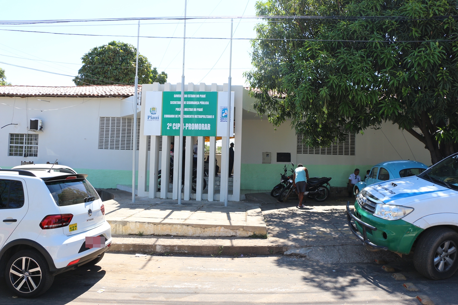 Policiais da Companhia do Promorar atenderam a ocorrência