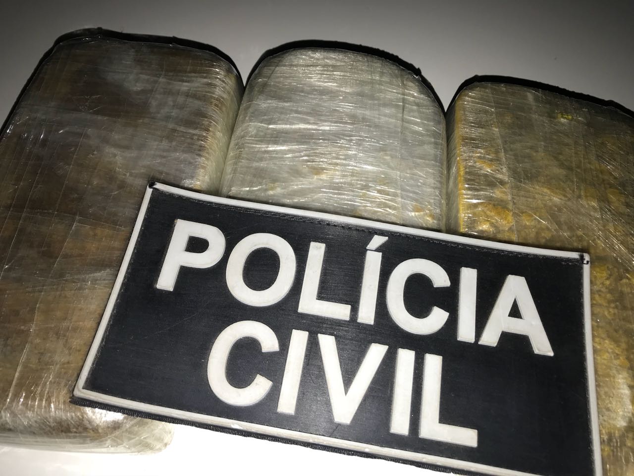 Droga análoga ao crack apreendida durante a operação