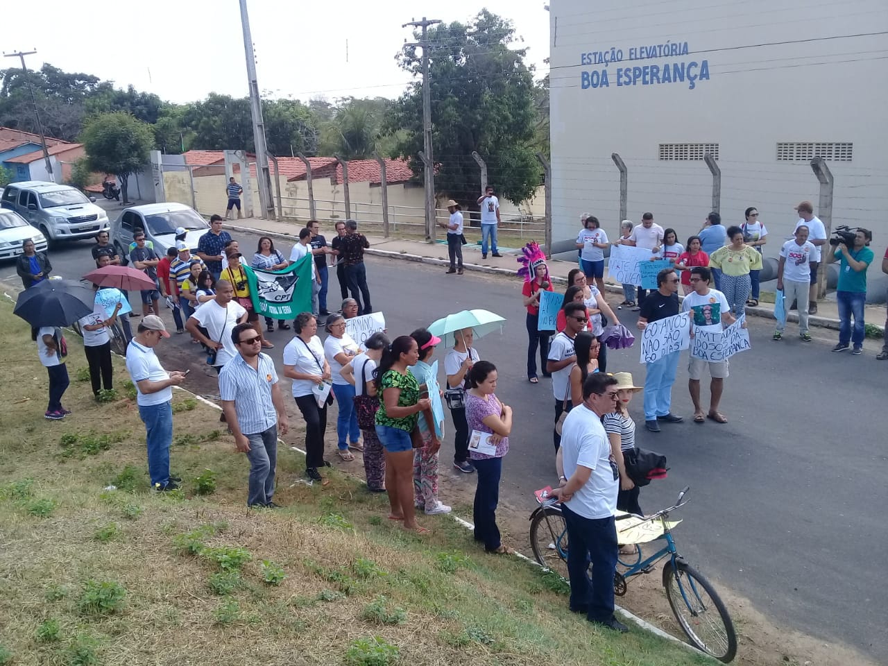 Manifestação na Avenida Boa Esperança
