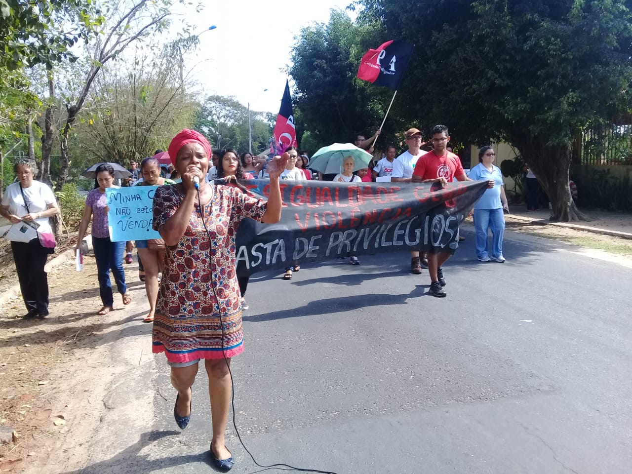 Maria Lúcia líder do movimento 