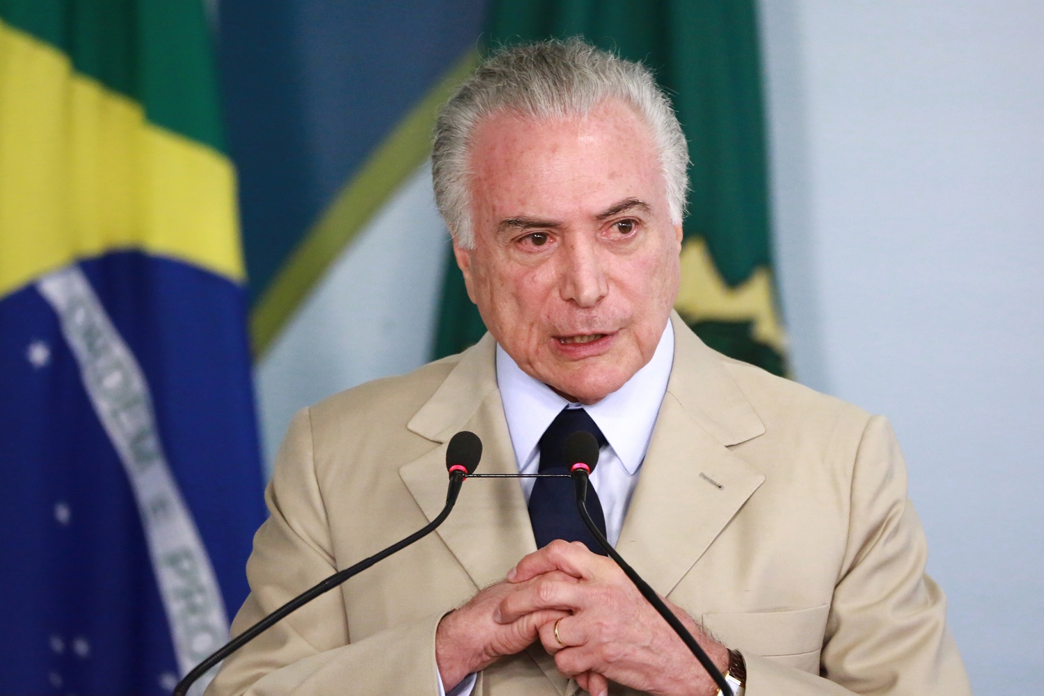 Michel Temer durante evento em Brasília