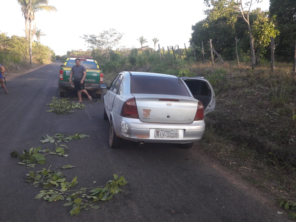 Veículo recuperado pela PM