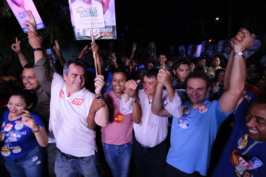 Wellington com os candidatos ao Senado 