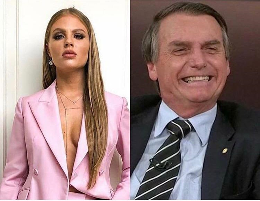Luísa Sonza e Jair Bolsonaro