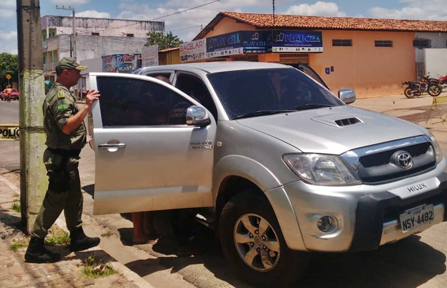 Carro do acusado
