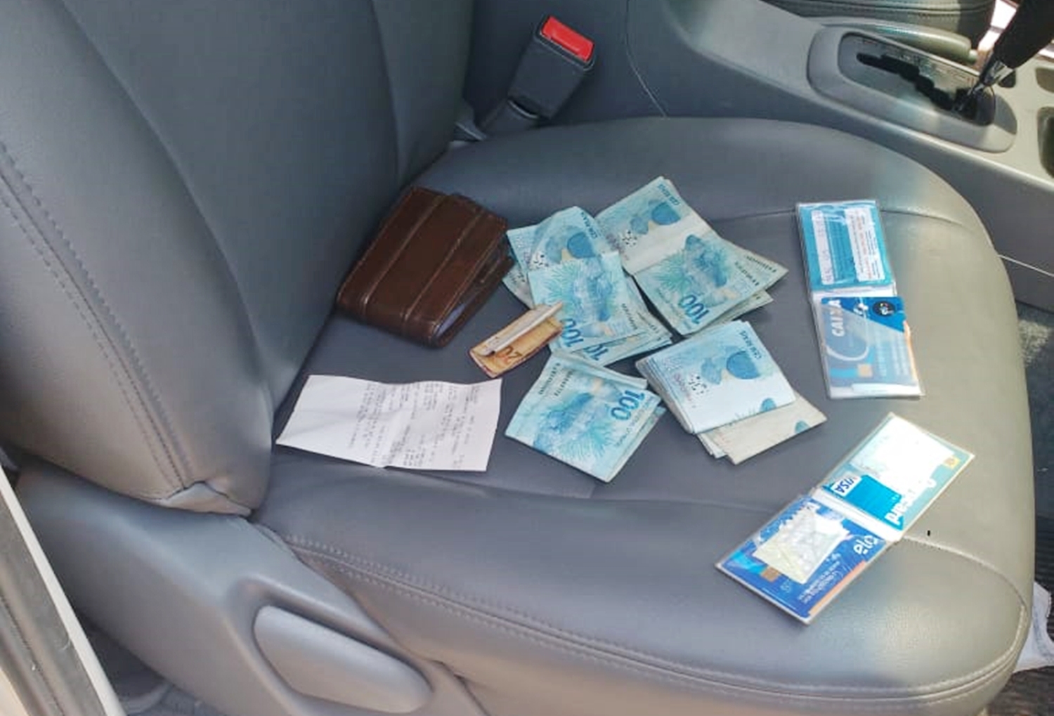 Material encontrado pela Polícia Militar