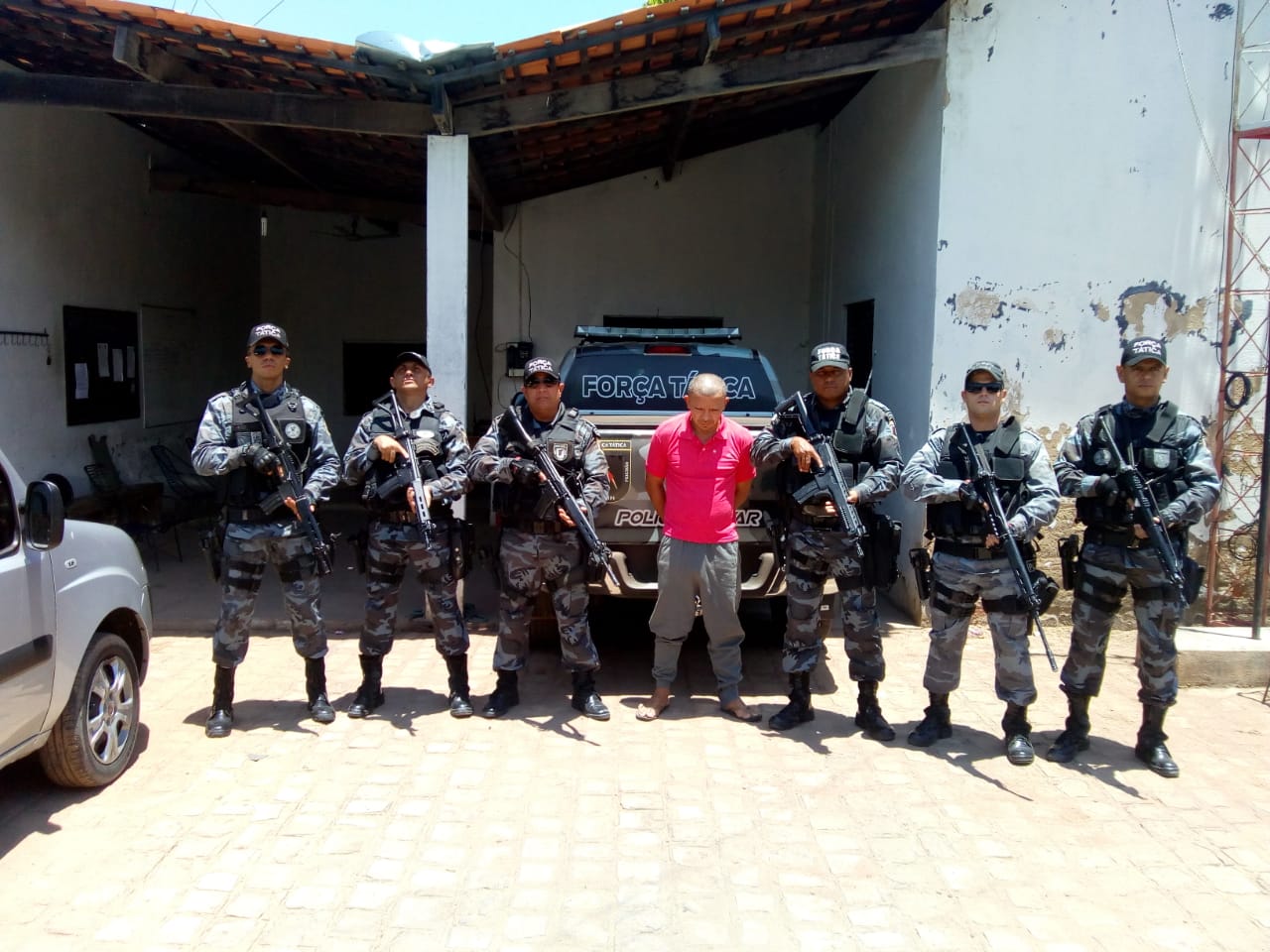 Preso pela Polícia Militar