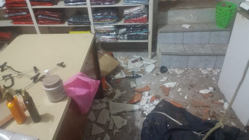 A tentativa de furto aconteceu na madrugada de hoje