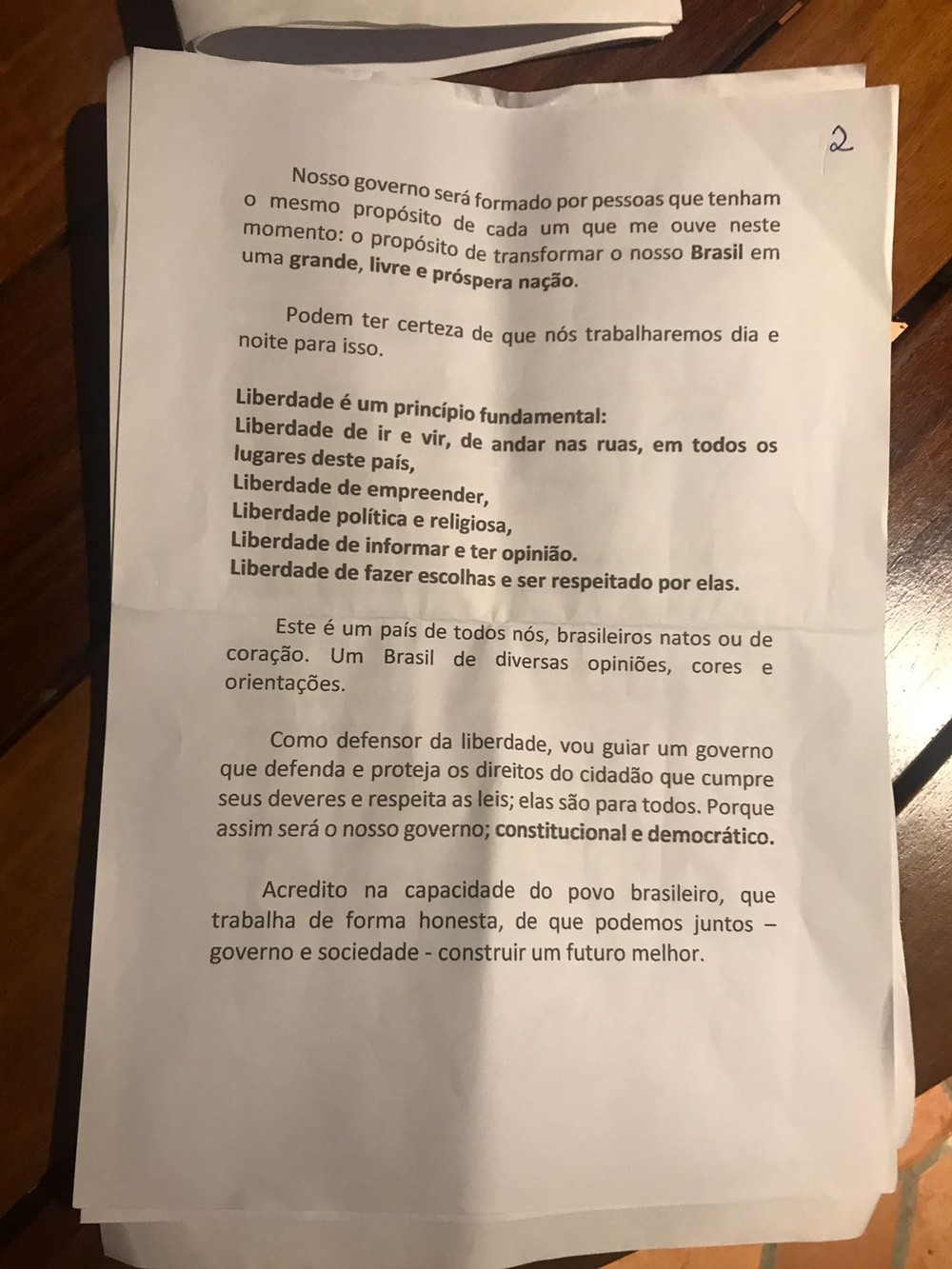 Discurso de Bolsonaro - página 2