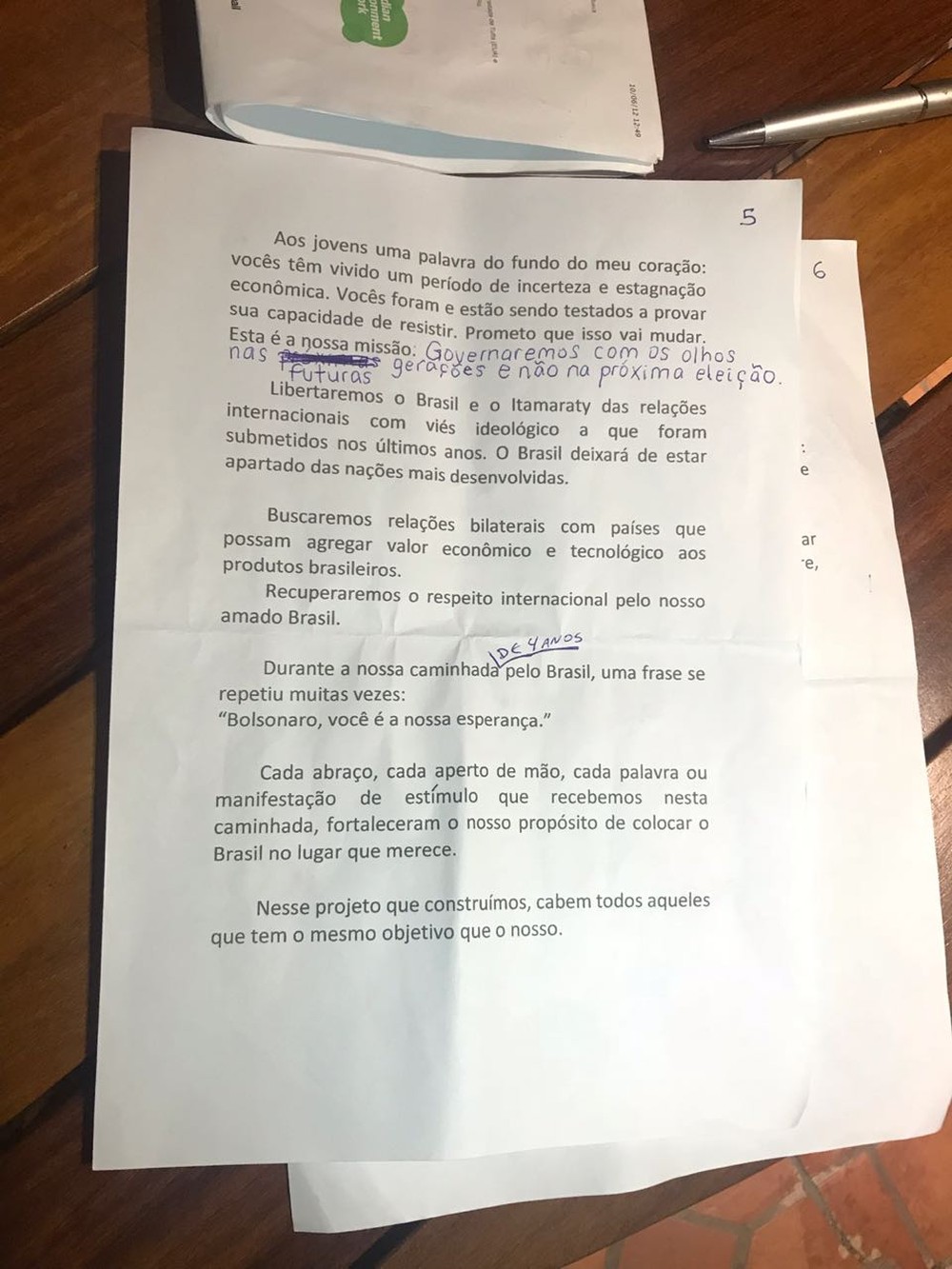 Discurso de Bolsonaro - página 5