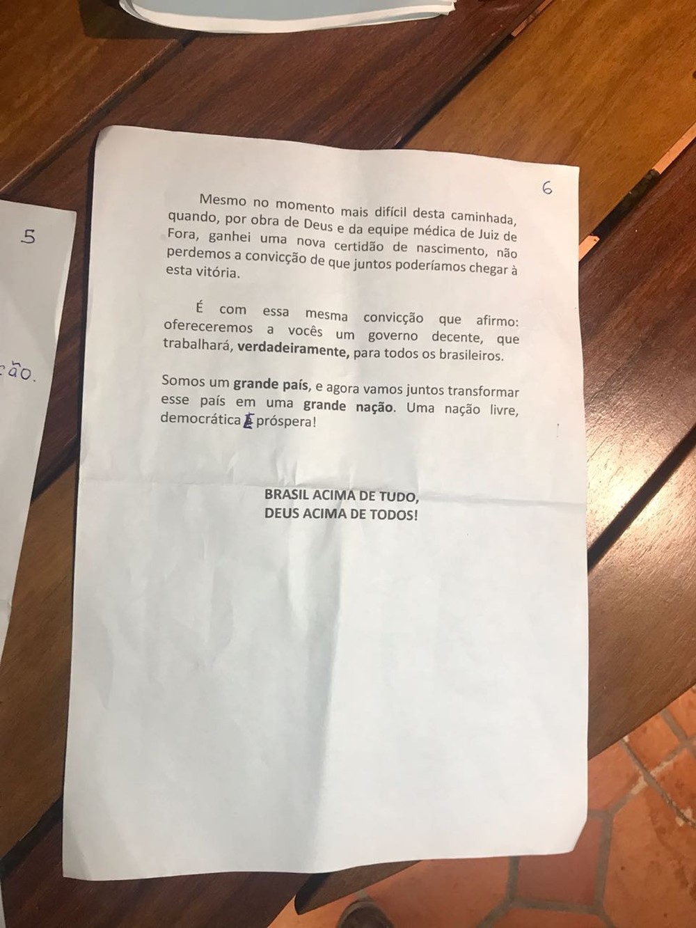 Discurso de Bolsonaro - página 6