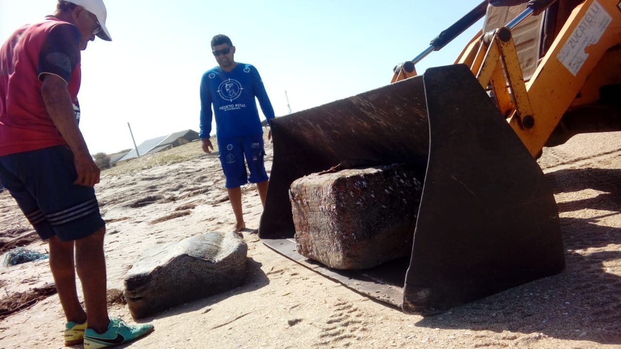 Pacote encontrado em praia de Luís Correia