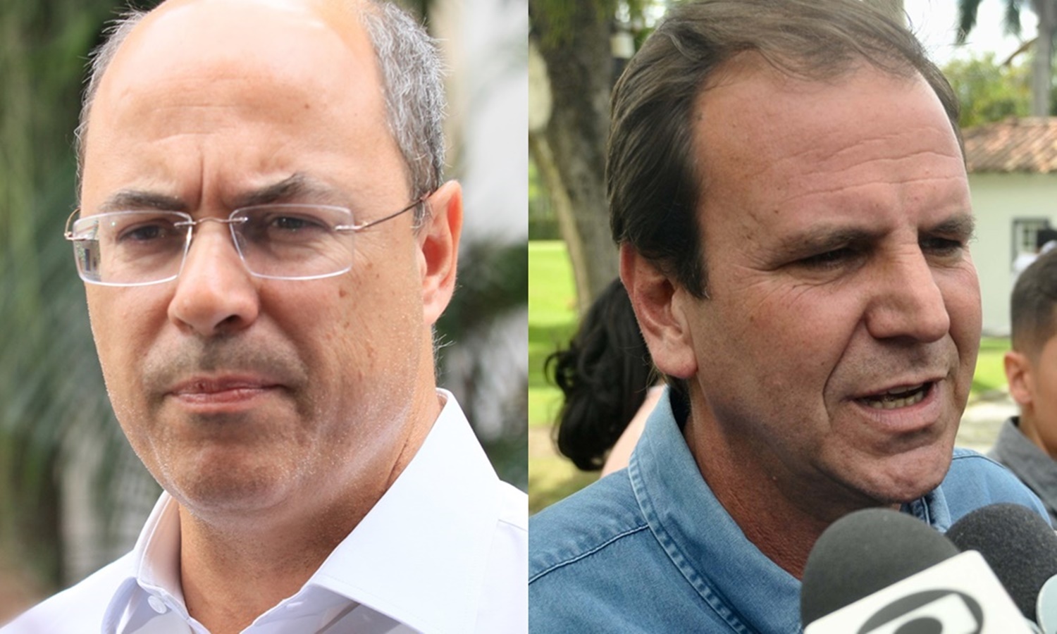 Wilson Witzel e Eduardo Paes