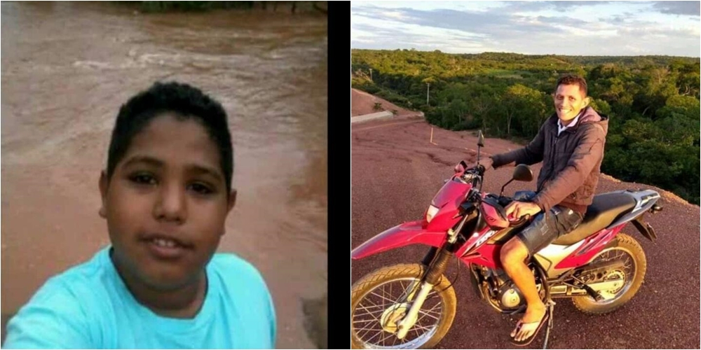 Kaio e o padrasto Danilo acusado de homicídio