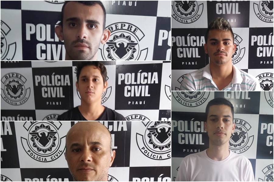 Presos na Operação Caça às Bruças