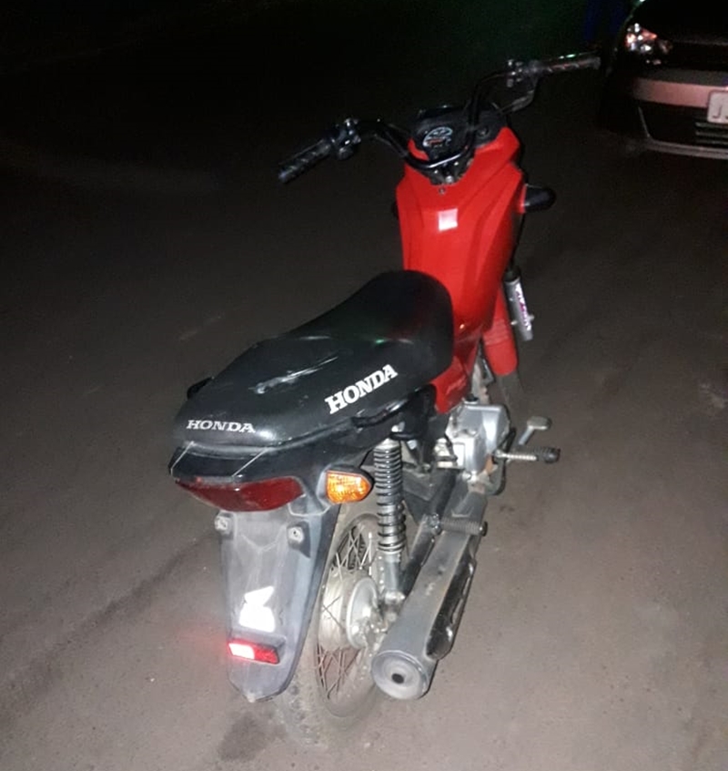 Motocicleta que estava com Igor