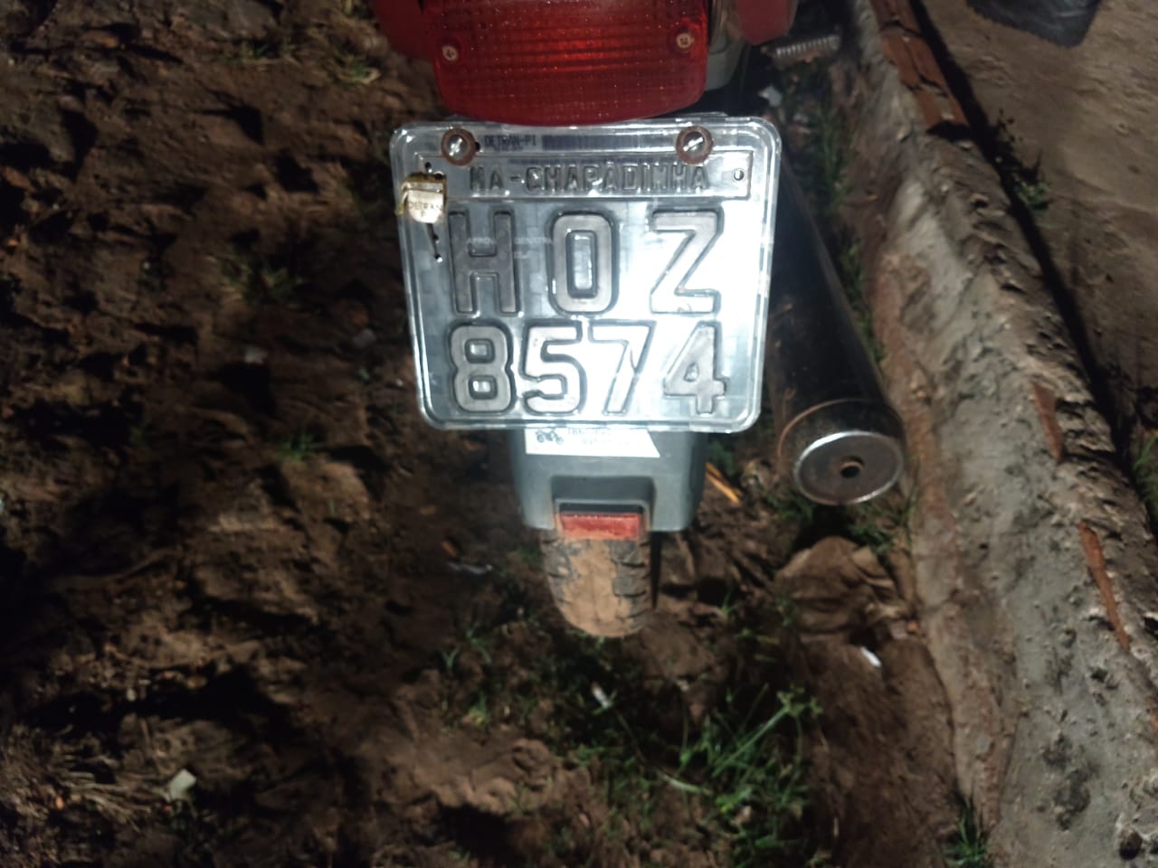 Motocicleta recuperada em União 