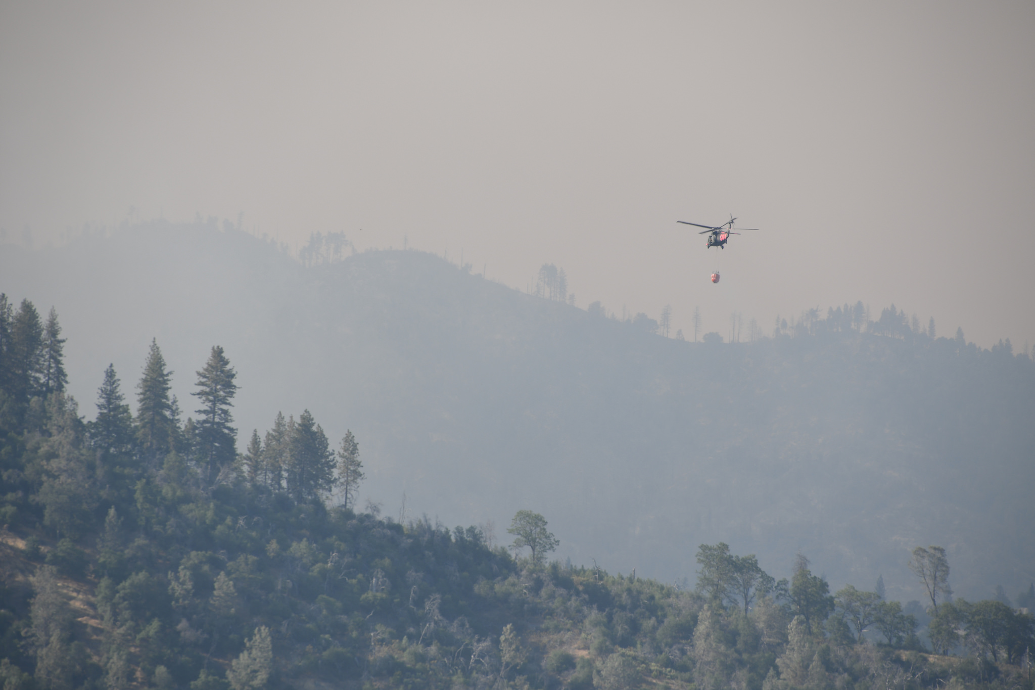 Autoridades combatem incêndio florestal na Califórnia