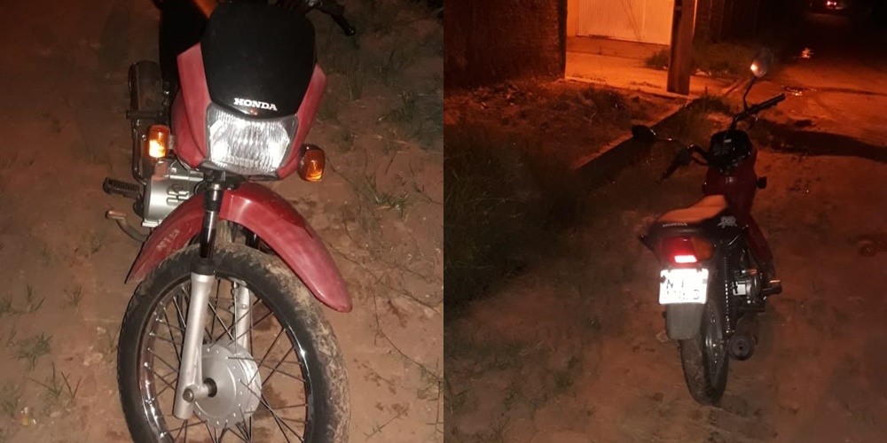 Motocicleta recuperada