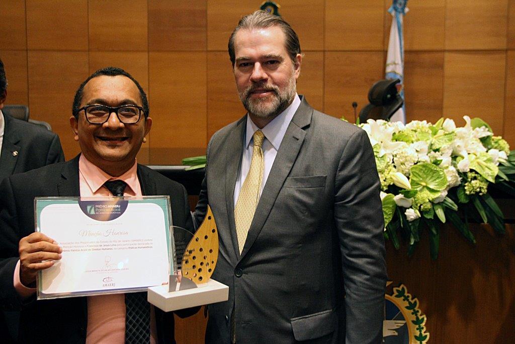 Promotor Francisco de Jesus e o ministro Dias Toffoli