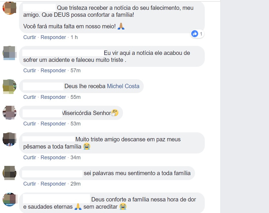 Amigos lamentam morte de Michel