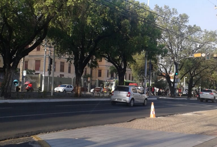 Ambulância do SAMU realizou o atendimento 