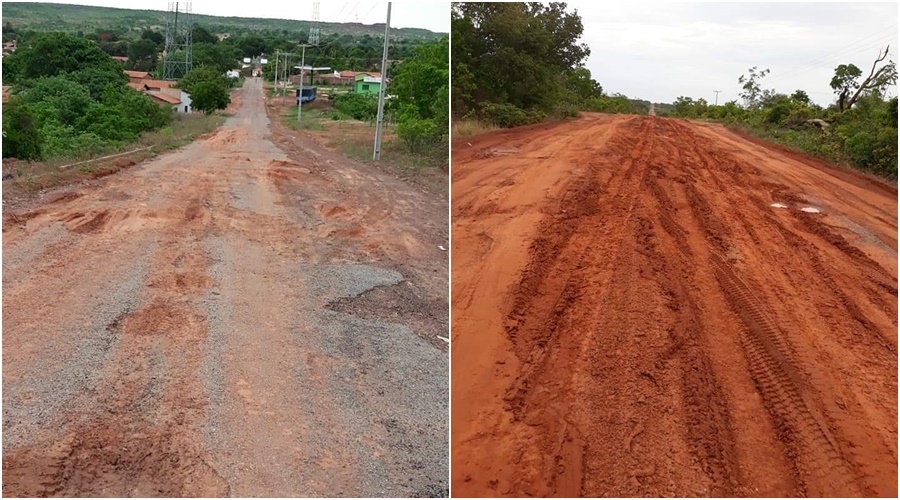 Estrada está intrafegável