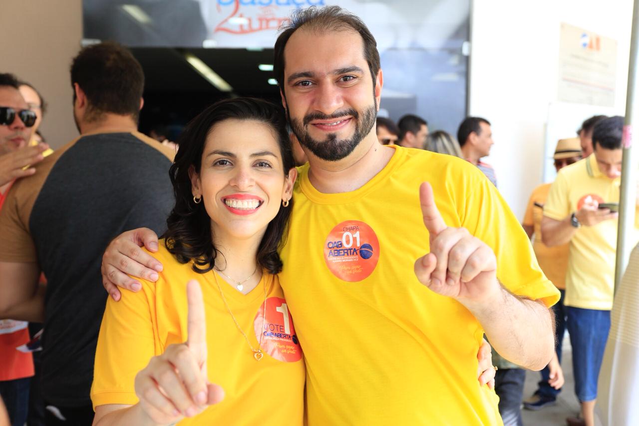 Lucas Villa e Naiara Moraes