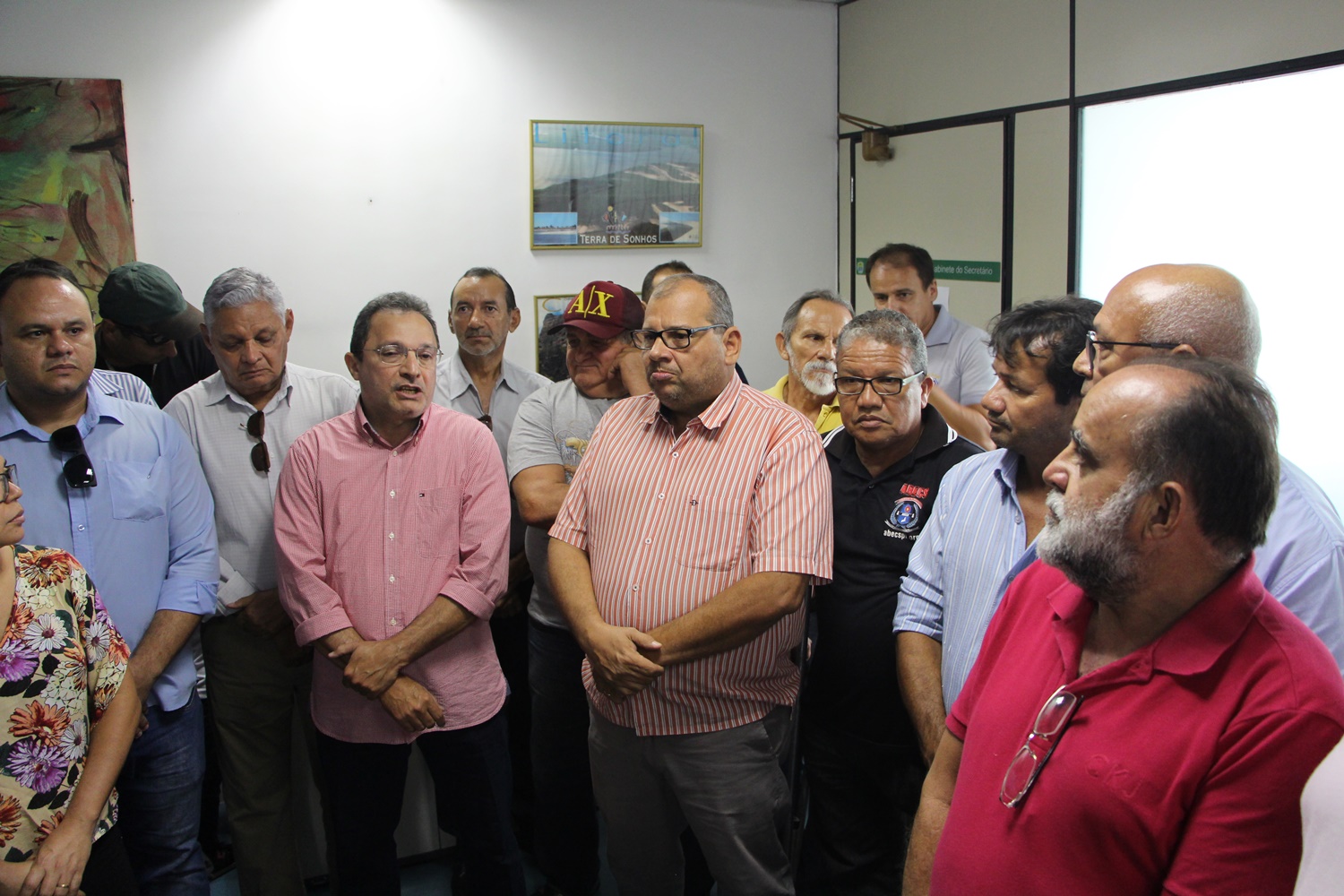 Sindicatos protestam na Secretária da Fazenda