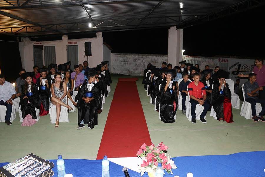 Formatura dos alunos de Cocal
