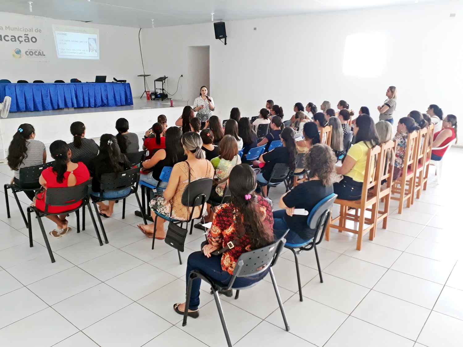 Capacitação sobre merenda escolar em Cocal