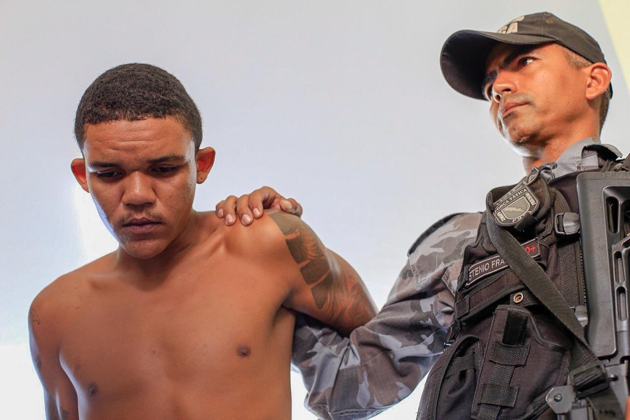 Wesley foi preso por uma equipe do 5º BPM