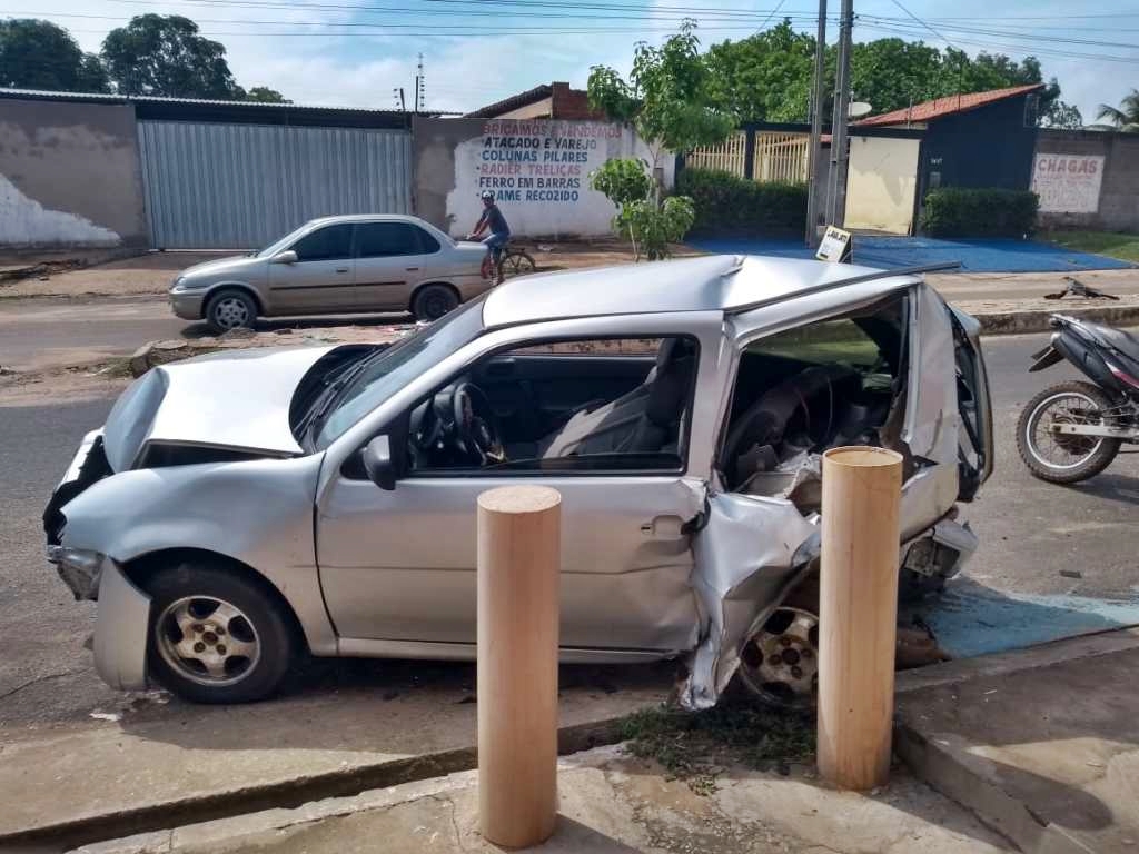 Situação do veículo após acidente