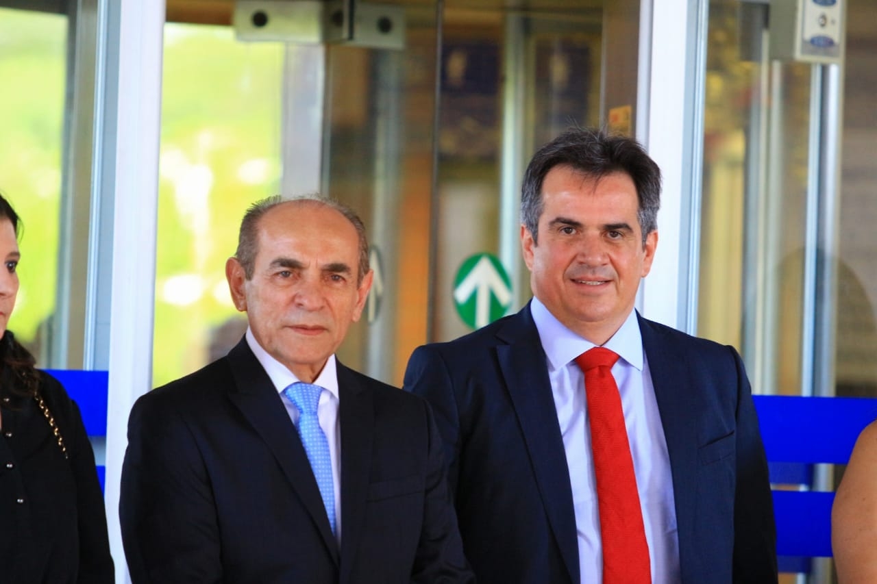 Senadores Marcelo Castro e Ciro Nogueira na Posse de Wellington Dias