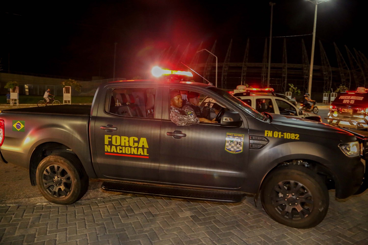 Força Nacional atuando em Fortaleza, no Ceará 