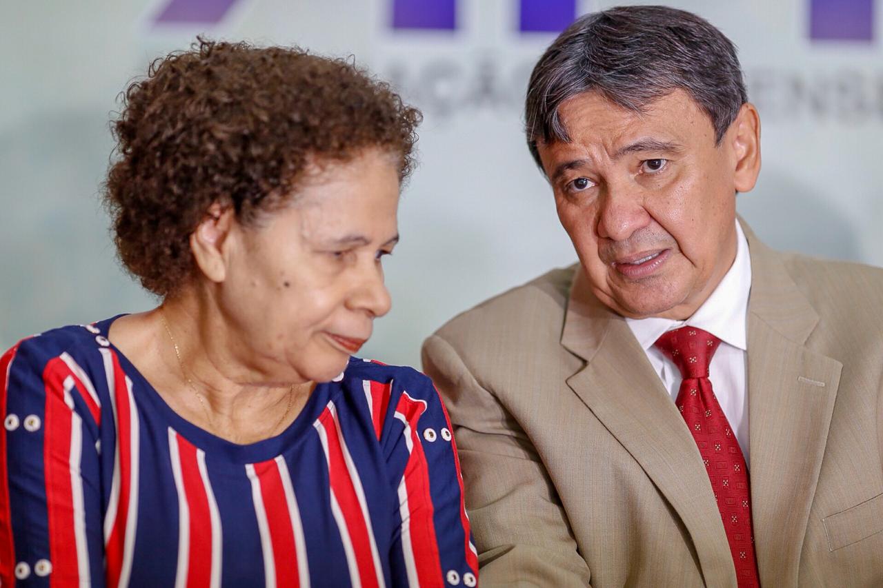 Regina Sousa e Wellington Dias