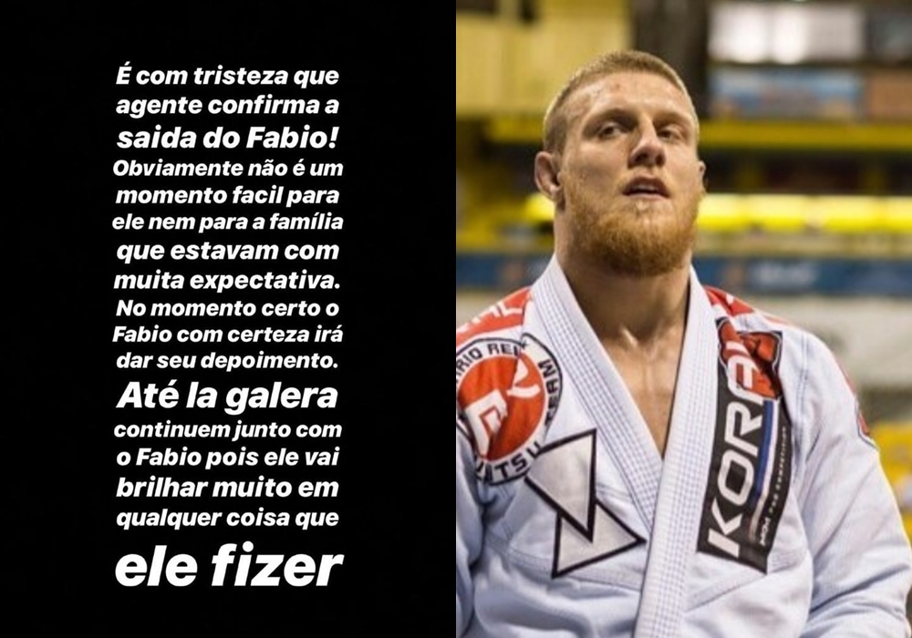 O lutador Fábio Angnes foi desclassificado do BBB