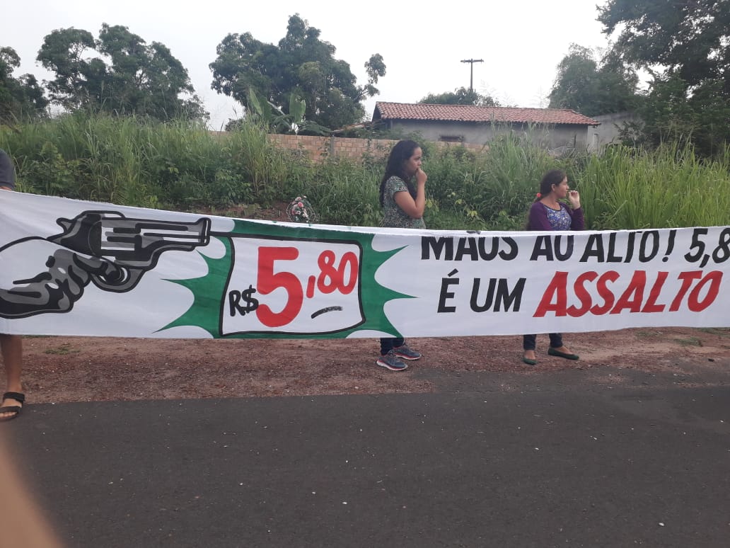 Protesto na BR 343