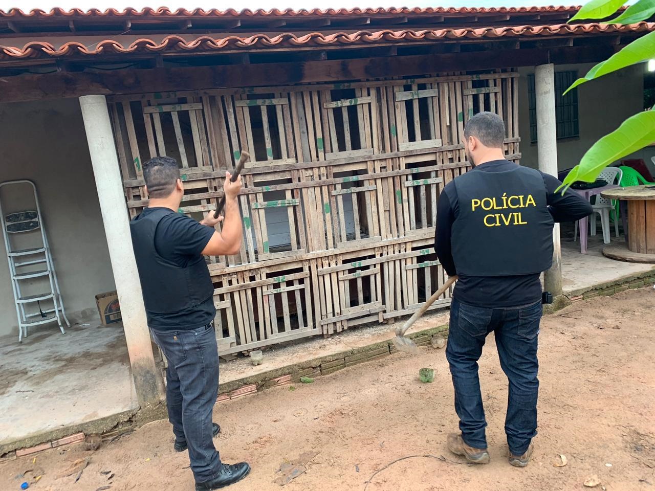 Participaram da ação também o GRECO e a Gerência de Polícia especializada