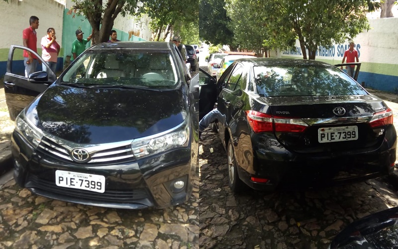 Corolla encontrado na zona sul de Teresina 