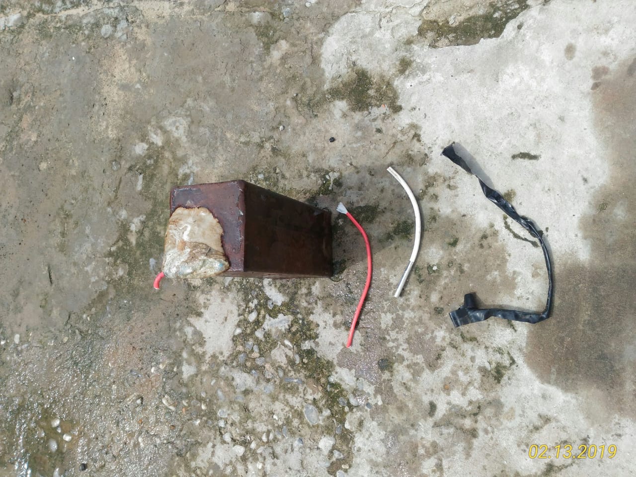 Artefato explosivo foi encontrado pela PM