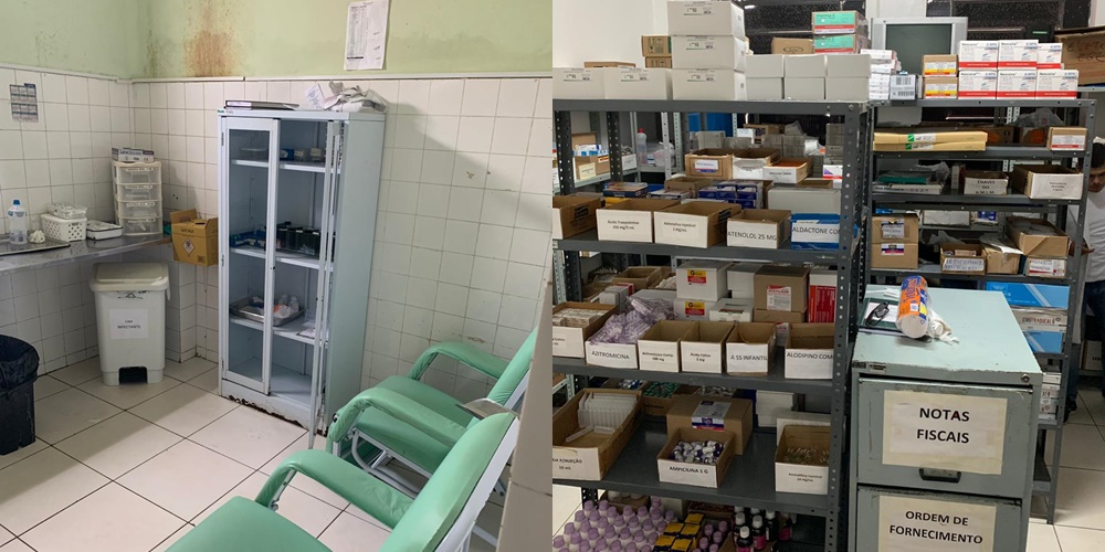 Vistoria no Hospital de Barras
