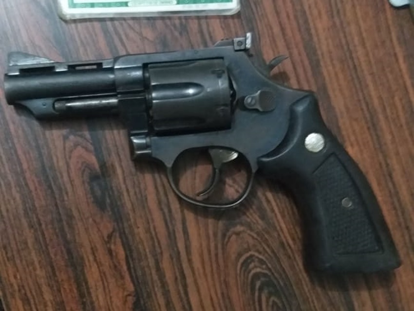Arma apreendida pela Polícia Militar 